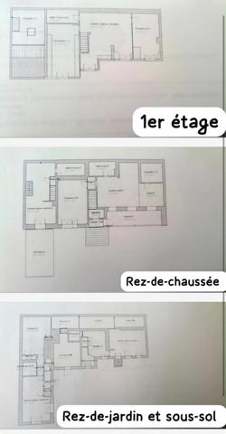 Grande VILLA de 12 pièces à vendre - 246 m² - Maison Familiale ou IMMEUBLE DE RAPPORT - 5 Appartements possible avec jardin et 4 places de parking - DRANCY aux portes de Paris