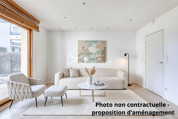 Genas Centre – T3 avec jardin – Parking – Possibilité local professionnel