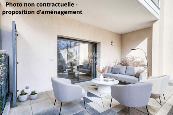 Genas Centre – T3 avec jardin – Parking – Possibilité local professionnel