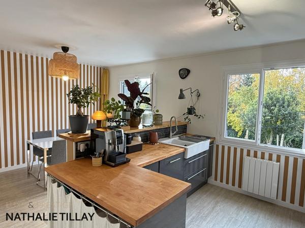 Maison à vendre Orléans 186 m2 habitables, 5 chambres, jardin.