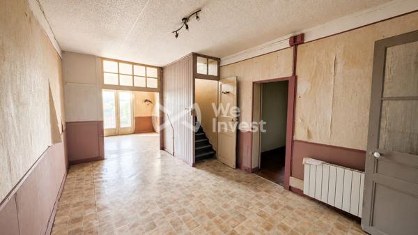 Maison à rénover, fort potentiel, plein coeur de teloché