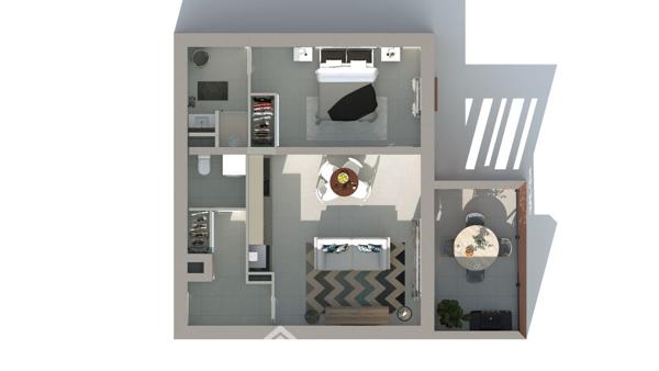Appartement 43.7 m² à Marseille 13009