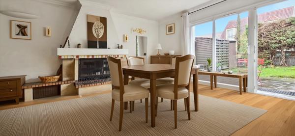 Quartier Jardin Parisien – Rez-de-jardin de 5 pièces traversant avec terrasse, jardin et box