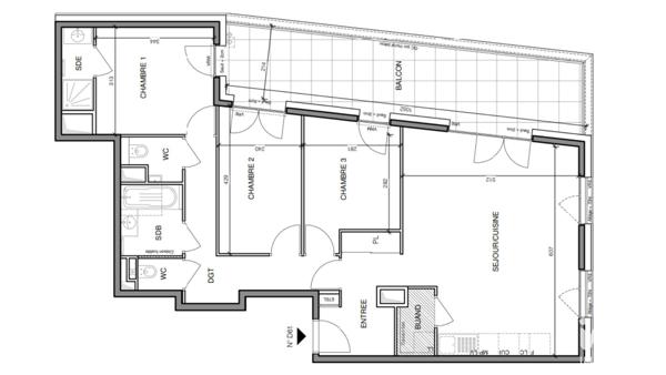 Appartement à vendre 4 pièces 87 m² Annecy
