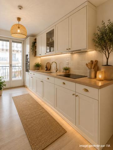 LE CANNET - SPACIEUX 4 PIÈCES DE 115 m² AVEC GARAGE ET CAVE