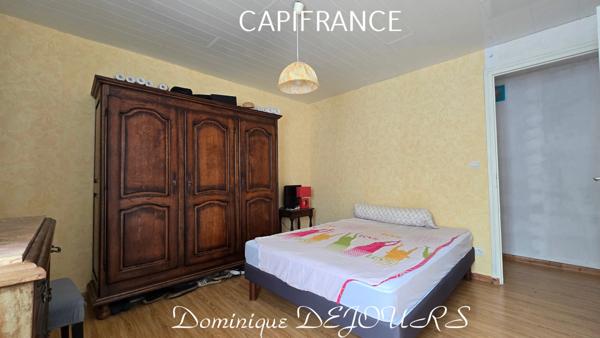 Ardèche, St Sauveur de Montagut, maison de 74m², 3 chambres, garage, caves, terrain 500m². Exposition sud, vue dégagée.