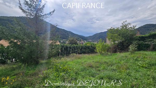 Ardèche, St Sauveur de Montagut, maison de 74m², 3 chambres, garage, caves, terrain 500m². Exposition sud, vue dégagée.