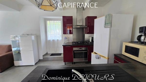 Ardèche, St Sauveur de Montagut, maison de 74m², 3 chambres, garage, caves, terrain 500m². Exposition sud, vue dégagée.