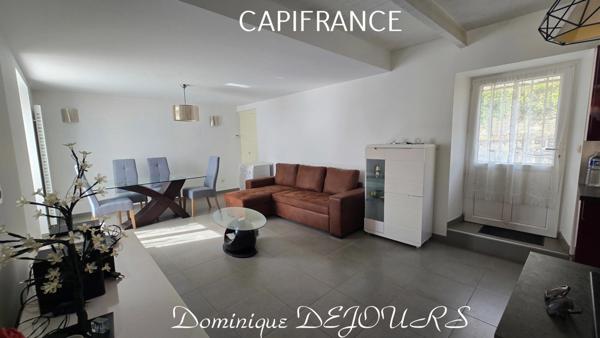 Ardèche, St Sauveur de Montagut, maison de 74m², 3 chambres, garage, caves, terrain 500m². Exposition sud, vue dégagée.