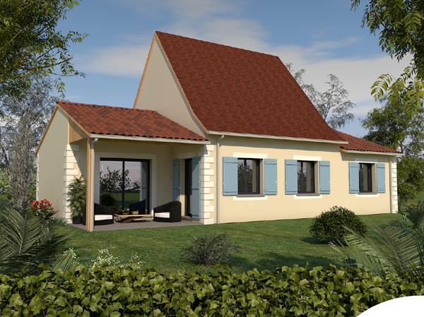 Maison neuve plain-pied avec 3 chambres
