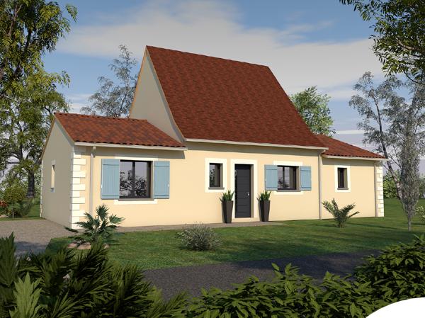Maison neuve plain-pied avec 3 chambres