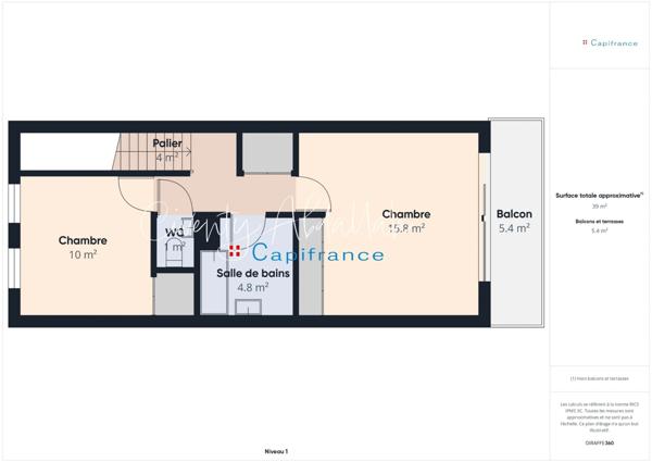 Appartement type maison – 82 m² – Aix-les-Bains – À deux pas du lac et du port