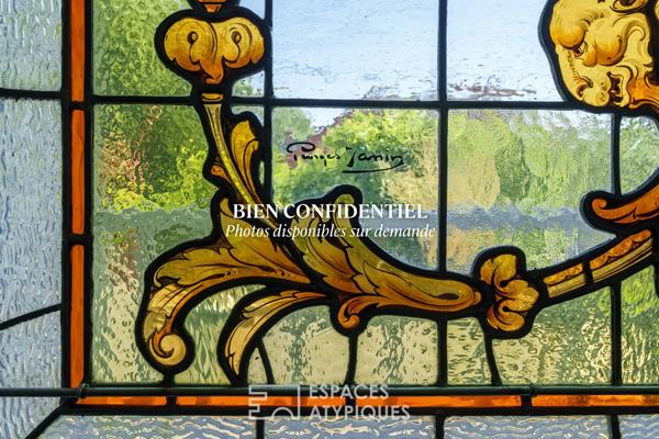 Maison Art Nouveau à la rénovation élégante et son jardin