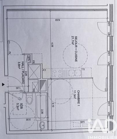 Appartement à vendre 2 pièces 42 m² Lille