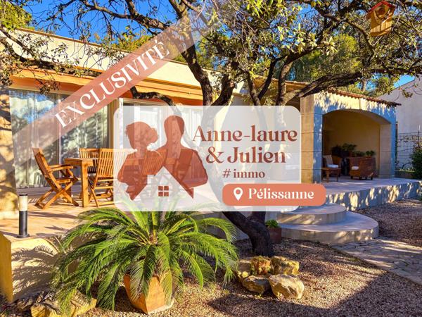 Pélissanne (13330) Maison coup de coeur de plain pied au calme