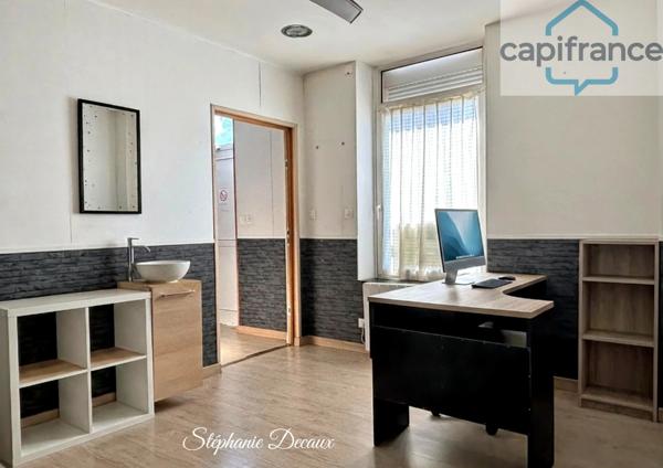 🌿 EXCLUSIVITÉ – Maison semi-mitoyenne 228 m2 -13 pièces -avec possibilité de semi plain-pied ou local professionnel – Jardin – Centre-ville d'Hirson (02500)