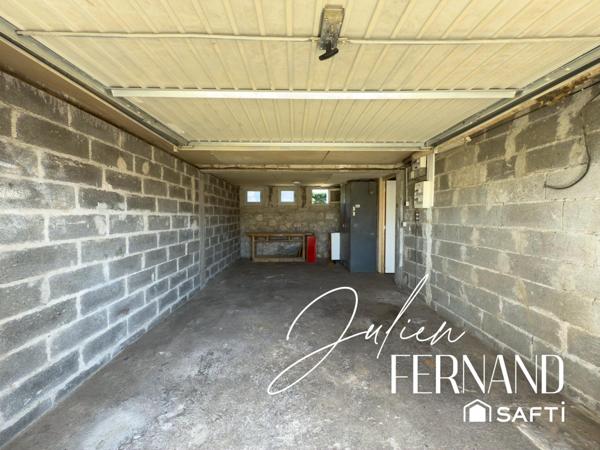 Maison de ville sur 3 niveaux avec garage & jardin