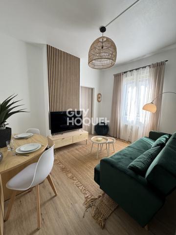REIMS - SECTEUR CLAIRMARAIS - MEUBLÉ À LOUER - Appartement meublé de type 2 avec cour privative