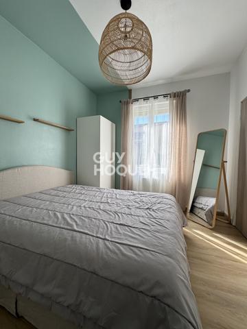 REIMS - SECTEUR CLAIRMARAIS - MEUBLÉ À LOUER - Appartement meublé de type 2 avec cour privative