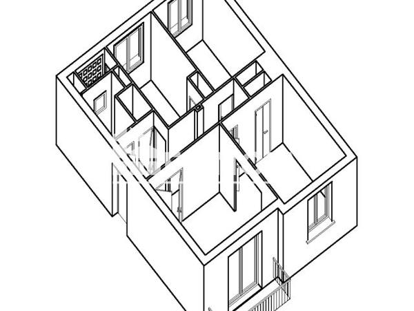 Location Appartement 2 pièces 53.4 m² - 42 BOULEVARD DALBY Nantes 44000