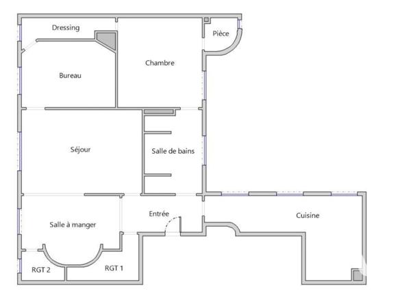 Appartement à vendre 4 pièces 102 m² Paris 9