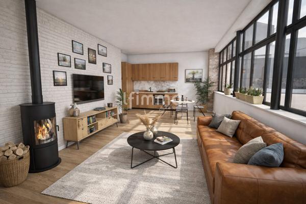 T2 "Esprit loft" refait à neuf