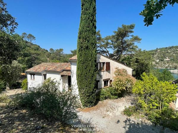 Maison avec vue et accès au lac d'Esparron de Verdon
