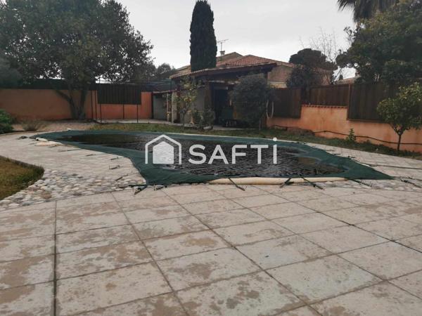 Maison en impasse, 200m², 1000m² terrain, piscine