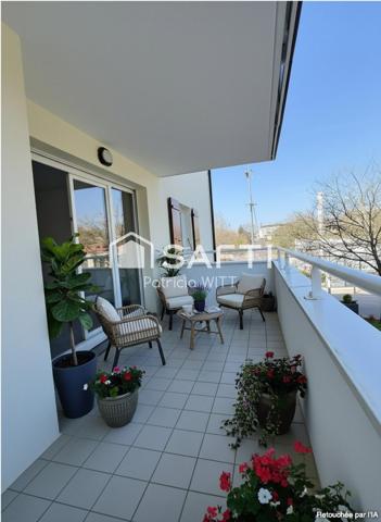 Chef Lieu - Vétraz-Monthoux (74100) – Charmant T2 avec terrasse et box en sous-sol