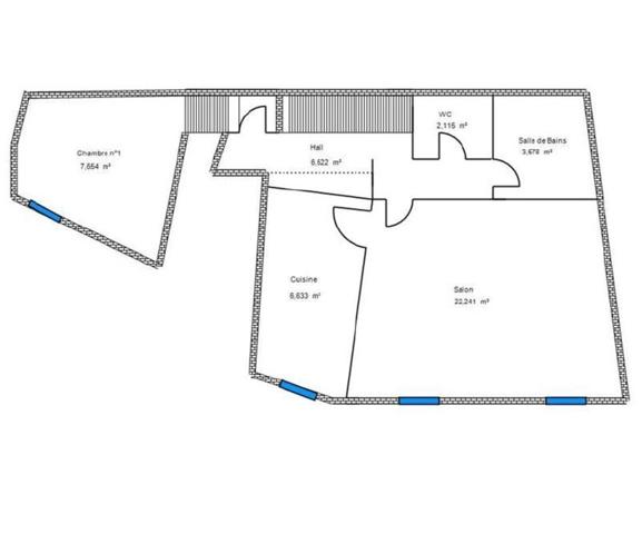 Appartement à vendre 3 pièces GRASSE (06)