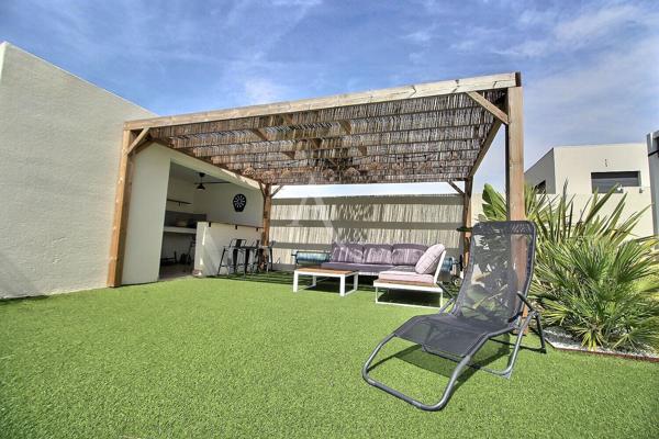 À VENDRE PERPIGNAN SUD OUEST- VILLA CONTEMPORAINE DE 2021 AVEC PISCINE + APPRTEMENT T2 INDÉPENDANT
