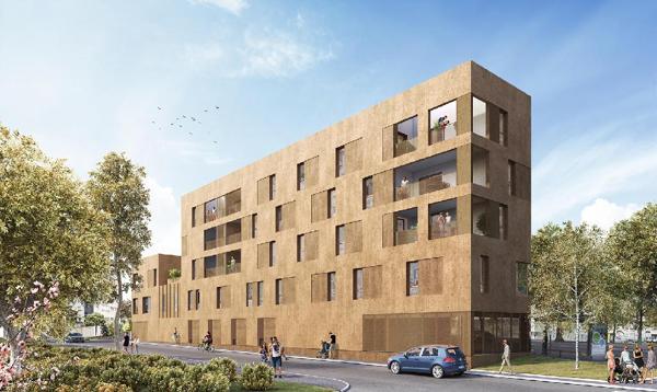 Appartement T2 NANTES Dervallières - 46.49 m2  628 Euros