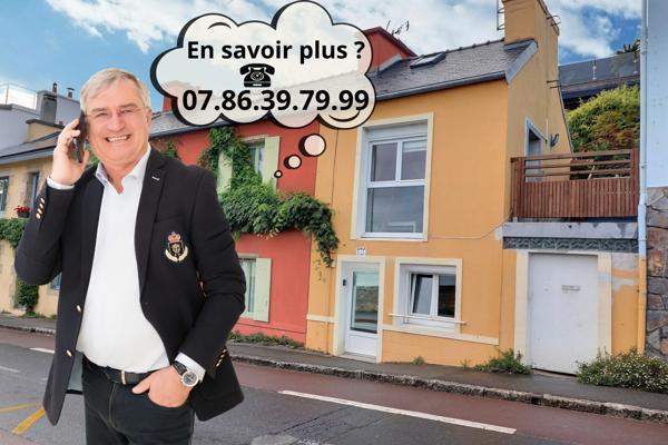 Le Relecq-Kerhuon (29480) KERHUON - LA CORNICHE COQUETTE MAISONNETTE MEUBLEE AVEC VUE MER