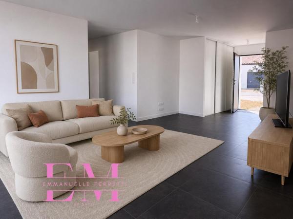 MAISON NEUVE DE PLAIN PIED A 12 KMS DES PLAGES