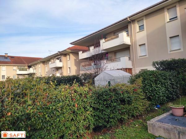 Appartement F 2 44m2  avec terrasse et jardinet