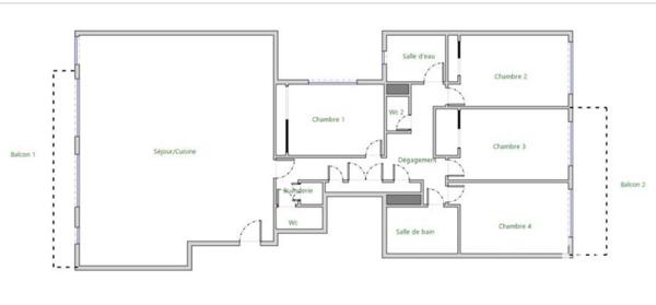 Appartement à vendre 5 pièces 146 m² Paris 14