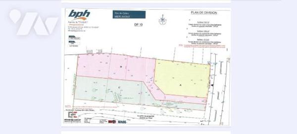 Terrain de 691 m2 destiné à la construction d'une habitation 