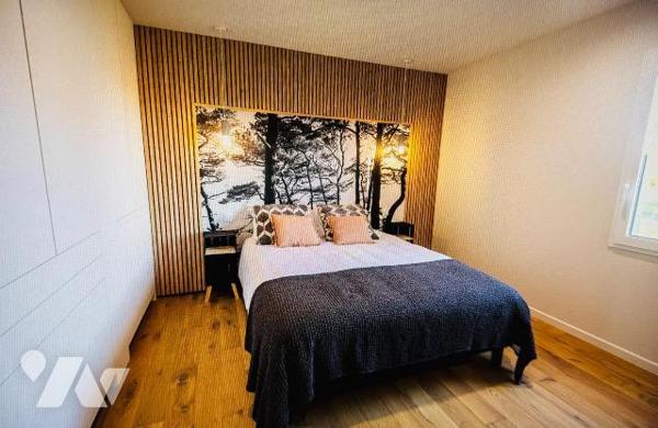 LANNILIS, secteur PRAT AR COUM. VUE MER. Magnifique contemporaine à ossature bois de plain pied...