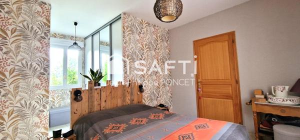 Ancien corps de ferme, jardin, garage et 4 chambres