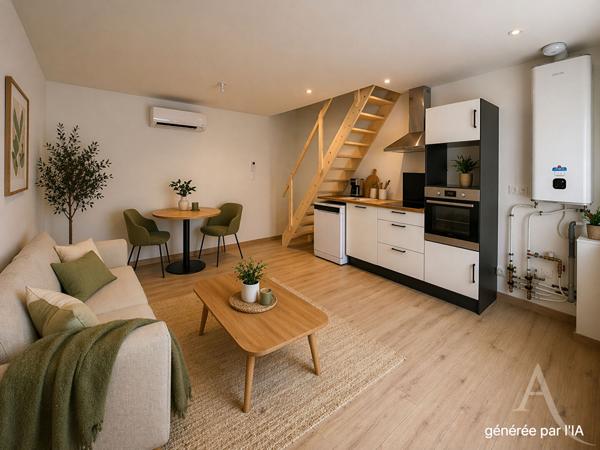 Appartement 2 pièces entièrement rénové avec climatisation !
