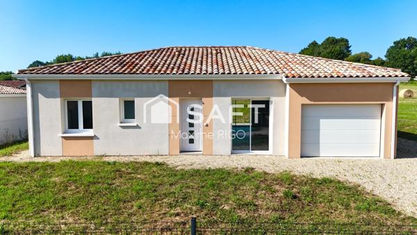 Maison neuve 3 chambres 100 m2 à Casteljaloux