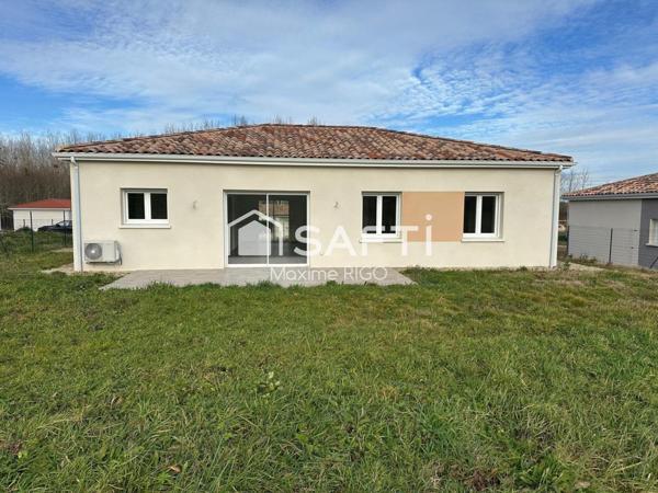 Maison neuve 3 chambres 100 m2 à Casteljaloux