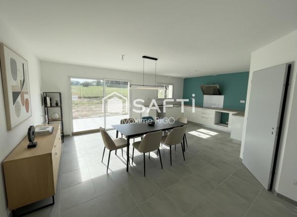 Maison neuve 3 chambres 100 m2 à Casteljaloux