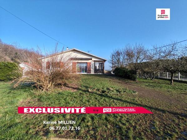 MARCILLY LA CAMPAGNE 27320 Maison individuelle de plain-pied avec sous-sol total - 2 chambres - Garage - Atelier - Terrain - 140400