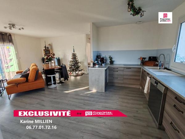 MARCILLY LA CAMPAGNE 27320 Maison individuelle de plain-pied avec sous-sol total - 2 chambres - Garage - Atelier - Terrain - 140400