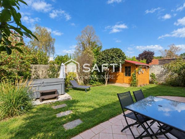 Intérieur rénové avec goût, jardin acceuillant et spa