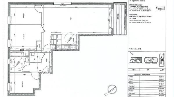 appartement - T4