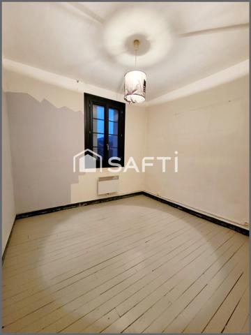 Charmante maison T8 de 195m² et 7 chambres, cour, cave, atelier, garage.