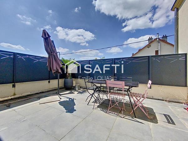 Appartement coup de coeur dans petite copropriété, 3 chambres, 2 places de stationnements, 1 garage