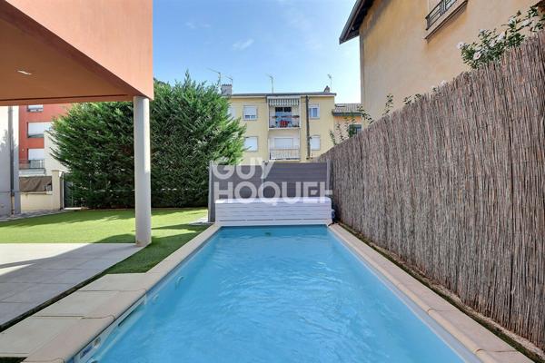 Montchat - Maison contemporaine T7 - 4 chambres avec piscine, sauna, hammam, garage et cave - 69003